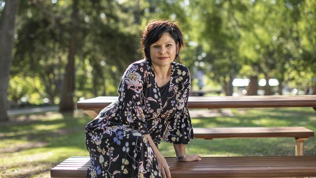 Tracey Roberts photographed at Queens Park Toowoomba. Picture: Mark Cranitch