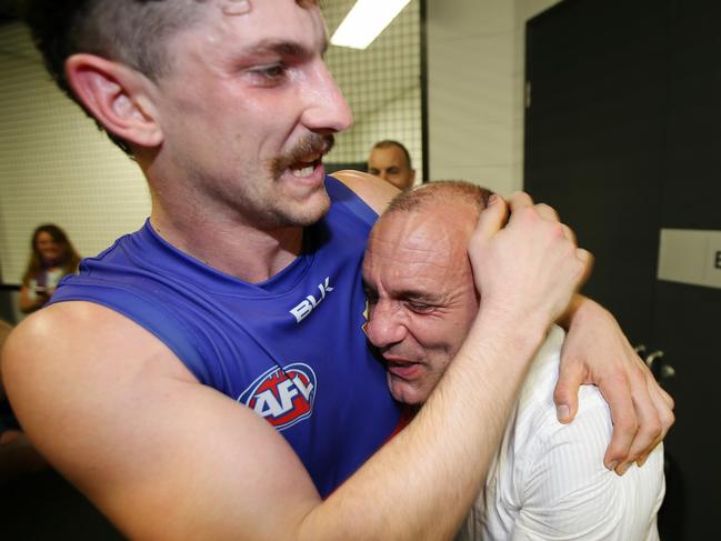 The Liberatores during Western Bulldogs’ epic 2016 finals run. Picture: Michael Klein