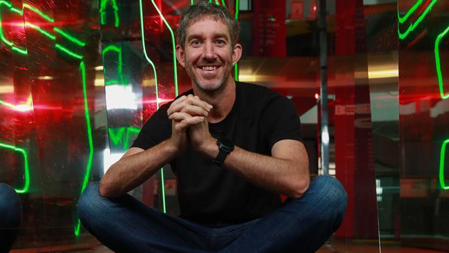 Atlassian co-founder Scott Farquhar at his office in Sydney, talking about his plans for a tech precinct in Sydney. Picture:Justin Lloyd