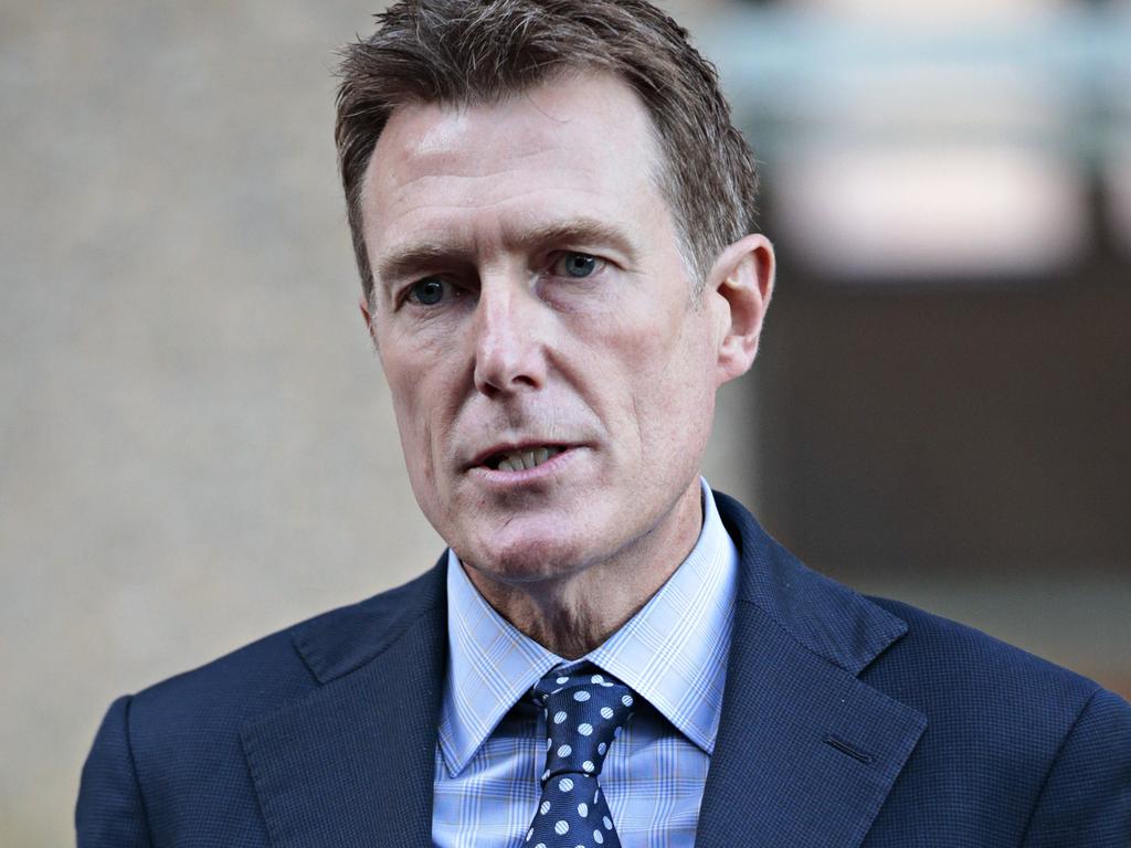 Christian Porter dropped his defamation case against the ABC, but sought to claim victory despite failing to secure an apology or retraction from the public broadcaster. Picture: NCA NewsWire / Adam Yip