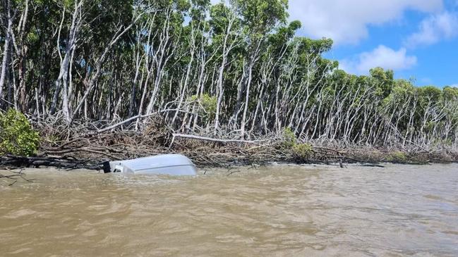 A family of eight ended up in the crocodile-infested Proserpine River after two boats sank on a summer afternoon. Picture: Supplied