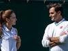 Sporty Kate challenges Federer at Wimbledon
