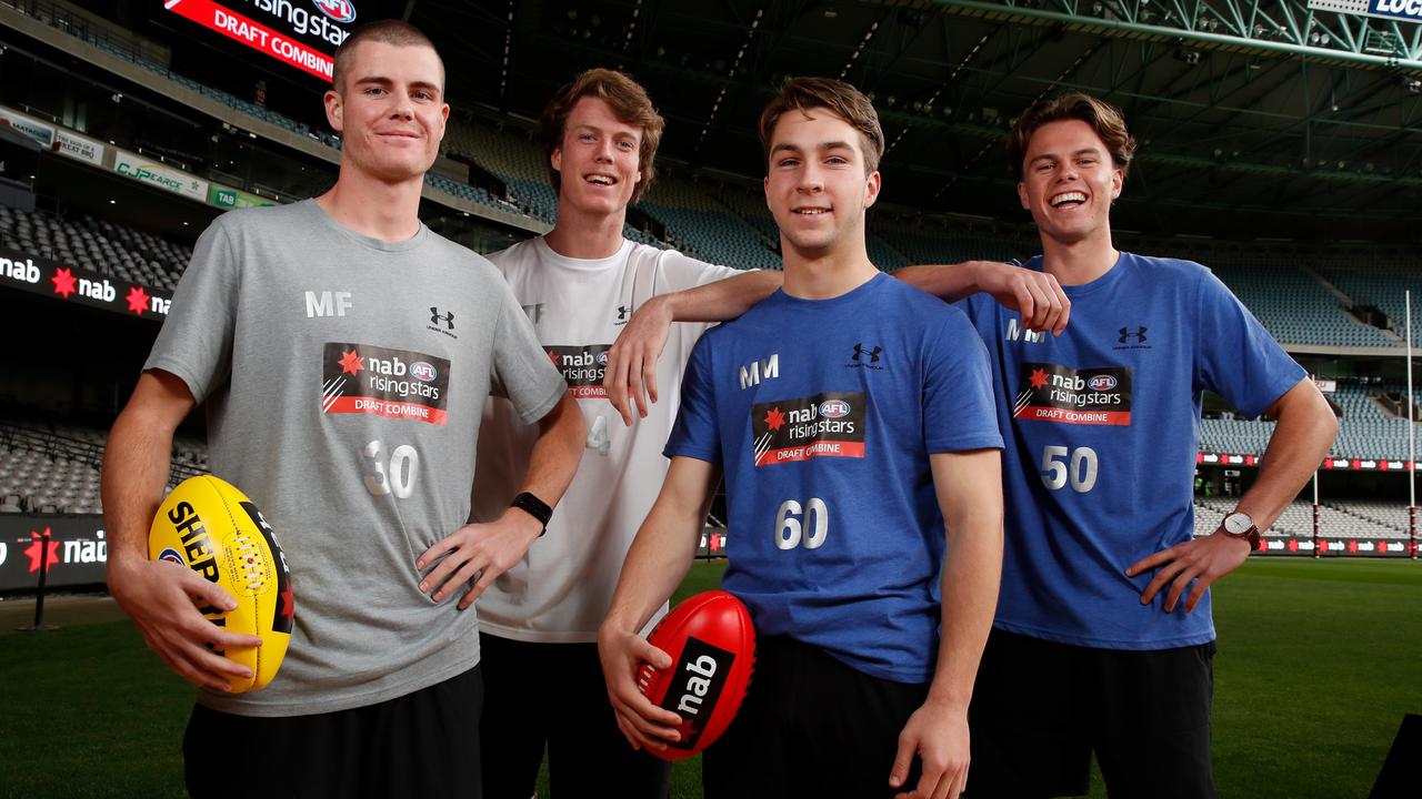 Bailey Scott (left) has nominated the Roos. Photo: Adam Trafford/AFL Media/Getty Images