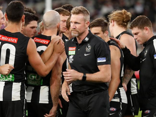 Nathan Buckley is taking his turn in the hot seat. (Photo by Michael Willson/AFL Photos via Getty Images)