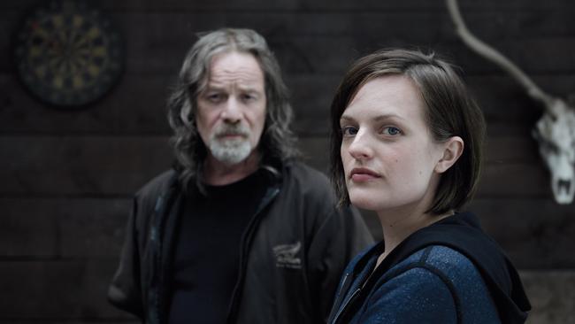 Peter Mullen and Elizabeth Moss in Top of the Lake. Picture: Seesaw Films