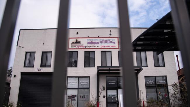 Sydney Building Construction Pty Ltd headquarters in Sefton. Picture: James Gourley