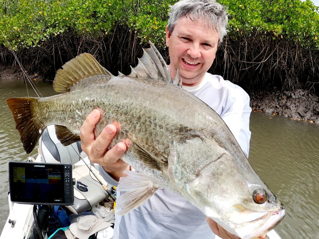 Fishing Townsville’s Malcolm Brown says if it is too windy, fishing in the region’s creeks is a winner