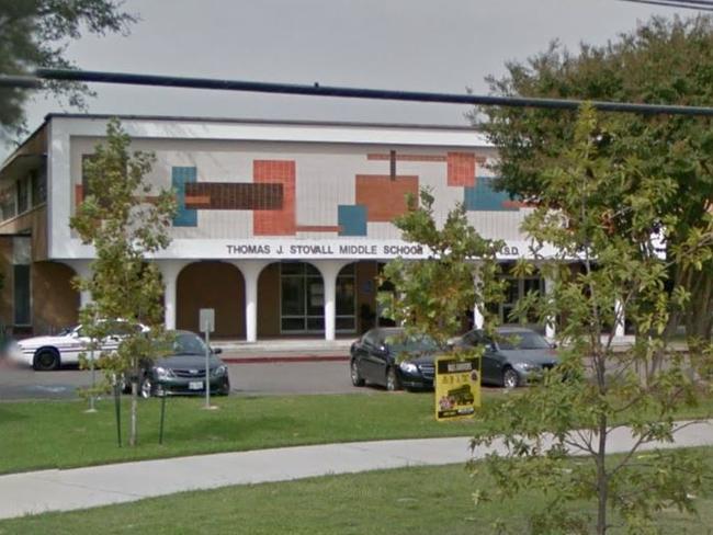 Teacher Alexandria Vera met the student at Stovall Middle School in Houston, Texas. Picture: Googlemaps