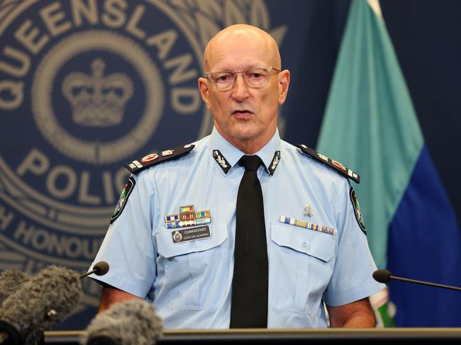 Commissioner of the Queensland Police Service Steve Gollschewski. Picture: Supplied