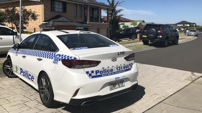 Officers arrived at the Horsley address within 20 minutes of a number of Triple-0 calls. Picture: Madeline Crittenden