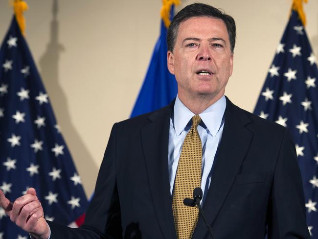 FBI Director James Comey says Hillary Clinton does not have a case to answer regarding her private email server.  Picture:  AP