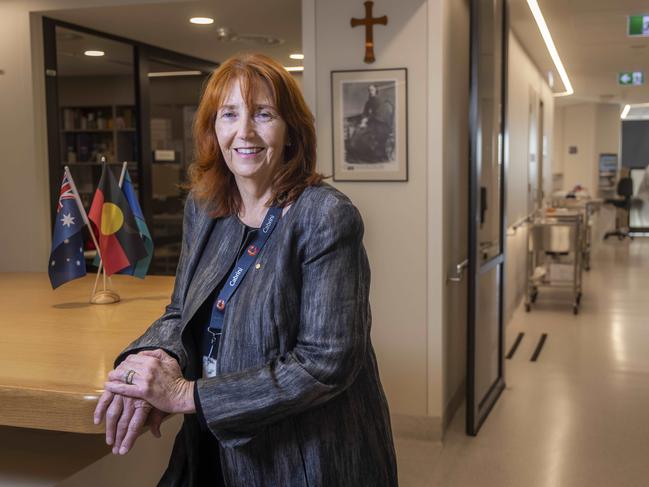Dr Jenny Senior at Cabrini hospital. Picture: Wayne Taylor