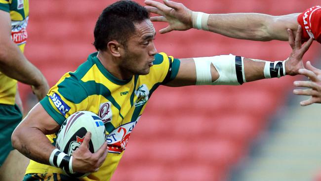 William Morunga pictured playing for the Gold Coast Vikings in the XXXX Challenge Gold against Illawarra at Suncorp Stadium.