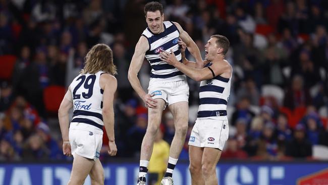 The Cats are back in the top four. Picture: Getty Images