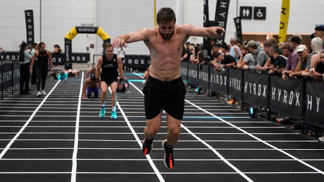 10000 athletes put their fitness to the test in a massive Hyrox competition this weekend (14-15 Dec) at Melbourne Exhibition and Convention Centre. Picture Valeriu Campan