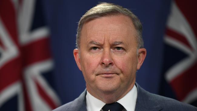 Satisfaction with Anthony Albanese’s performance as Opposition Leader rose one point to 44 per cent while those dissatisfied rose two points to 41 per cent. Picture: Joel Carrett