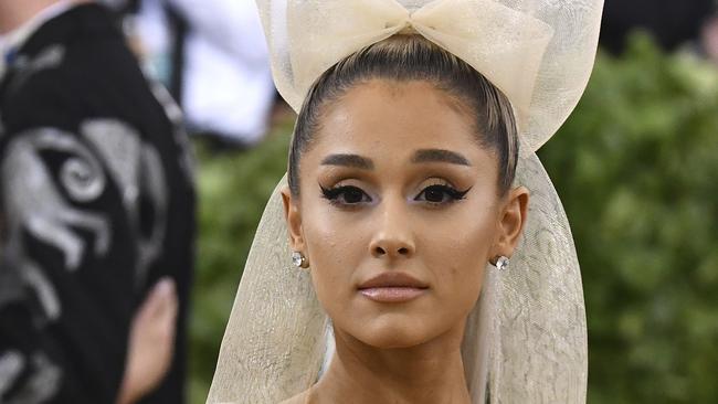 Ariana Grande’s boyfriend went to extraordinary lengths to pay tribute to her. Picture: AP