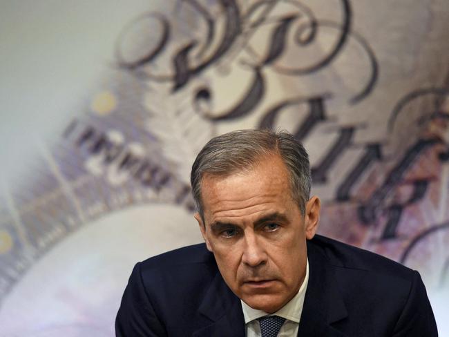 Governor of the Bank of England Mark Carney, speaks during the Bank of England Financial Stability Report press conference, at the central bank in central London on July 5, 2016. The Bank of England on Tuesday relaxed commercial banks' capital requirements to boost lending to businesses and households, and warned that financial stability risks 