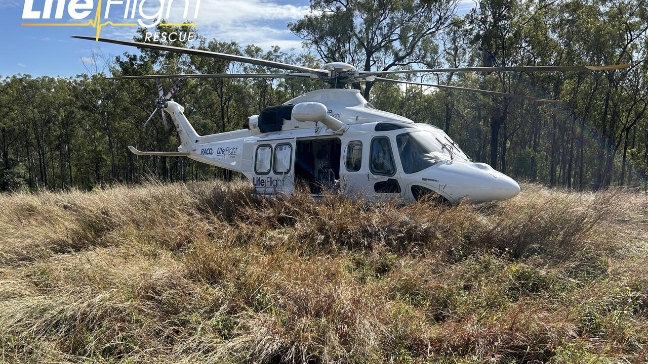 Quad bike rider airlifted after hitting tree near Horse Camp