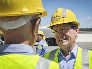 The Hon. Bill Shorten, MP Leader of the Opposition, visited Barney point Coal Terminal in Gladstone. Picture: Matt Taylor GLA090218BILL