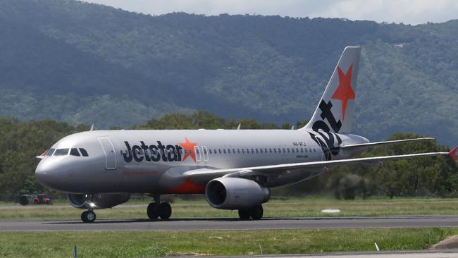 Jetstar has finally ended its run as Australia’s worst airline for flight delays and cancellations. Picture: Brendan Radke