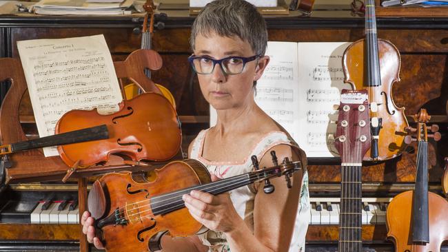 Jenny Occleshaw says losing her violin is like ‘losing a limb’. Picture: Rob Leeson