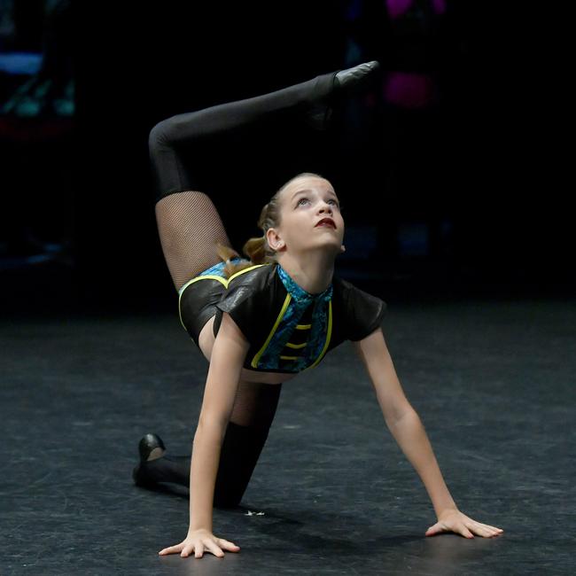 Townsville Eisteddfod 2023. Age 12. Modern Dance Up Tempo Solo. Sofia Parmegiani. Picture: Evan Morgan