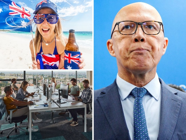 Corporations including Telstra, Commonwealth Bank and AustralianSuper allow staff to work Australia Day for another day off, at odds with Peter Dutton.