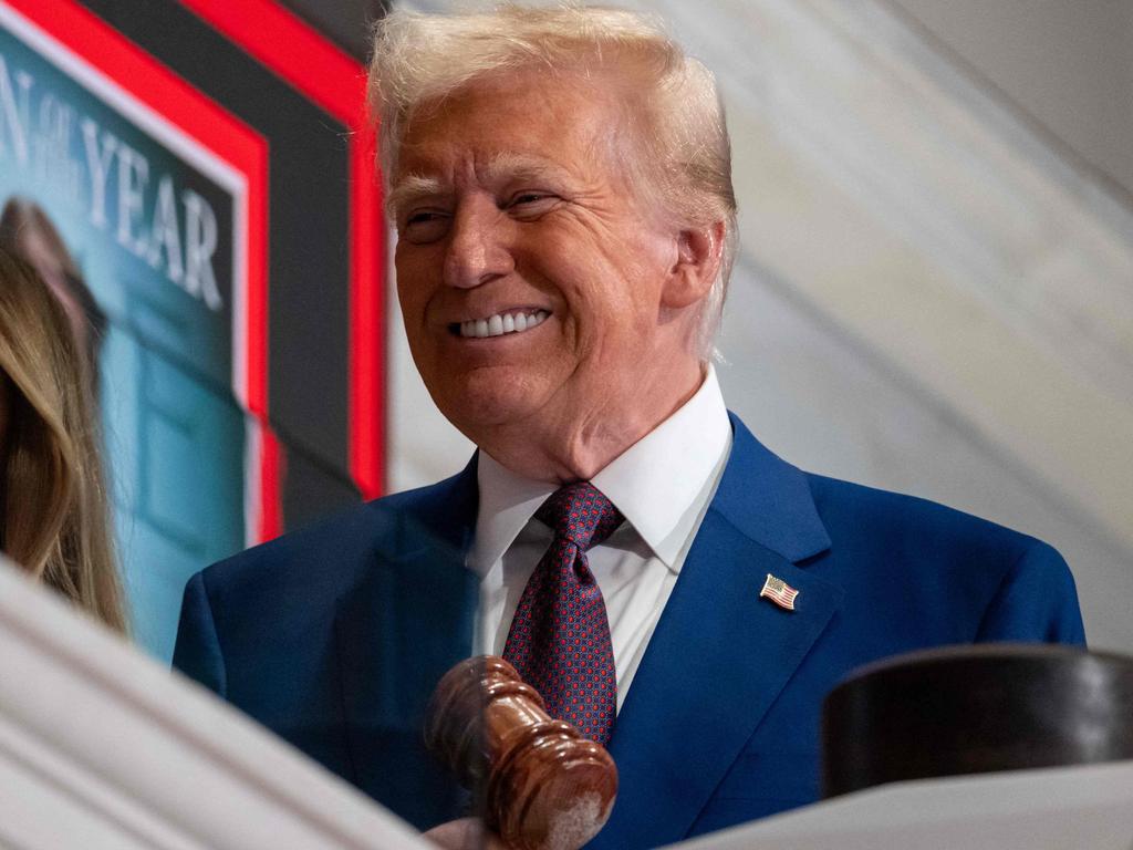 President-elect Donald Trump rings the opening bell on the trading floor of the New York Stock Exchange (NYSE) on December 12, 2024 in New York City. Picture: Spencer Platt/ Getty Images North America/Getty Images via AFP