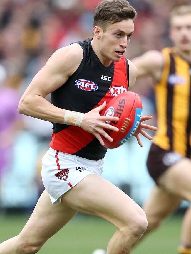 Essendon's Orazio Fantasia was lively. Pic: Michael Klein