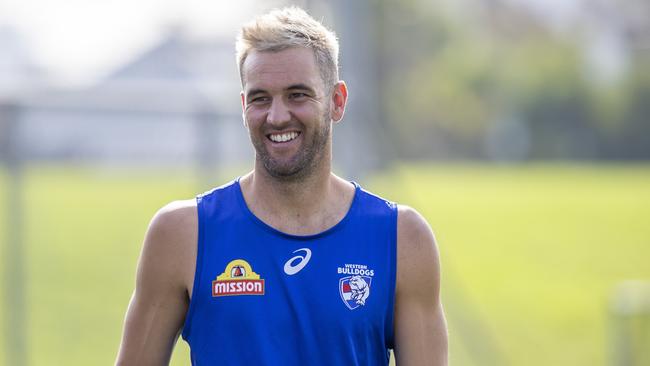 Suckling shows off his new look at Whitten Oval. Picture: Tim Carrafa