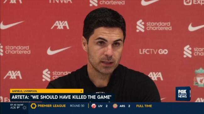 Arteta: ‘We should have killed the game’