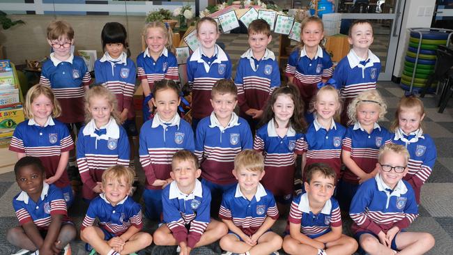 Kardinia International College. Back row (Left to Right): Miles Baraciolli, Mabel Chen, Annie Mackrell, Ivy Teven, Zayn Pantelic, Lucy Flanders, Will Gladigau. Middle row (Left to Right):Evie Clements, Rose Klasan, Hope Wisniewski, Ben Ellson, Mackenzie Vella, Imogen Dew, Leni Papinniemi, Charlotte Fletcher. Front row (Left to Right):Arlo Harding, Rupert Craig, Benjamin Cowley, Axel Regan, Harry Sutton, Xander Levett. Picture Mark Wilson