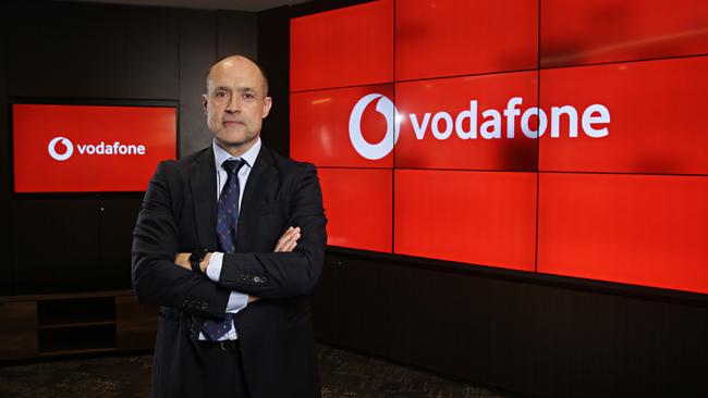 Inaki Berroeta, the boss of TPG, which operates Vodafone as its flagship brand. Picture: Adam Yip