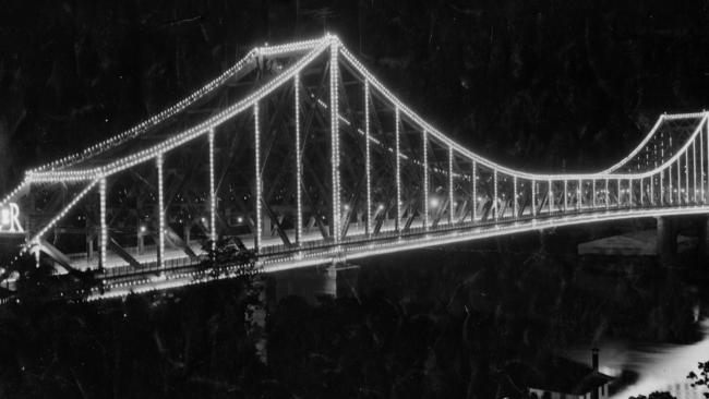 The bridge’s design was based on the Jacques Cartier Bridge in Montreal.