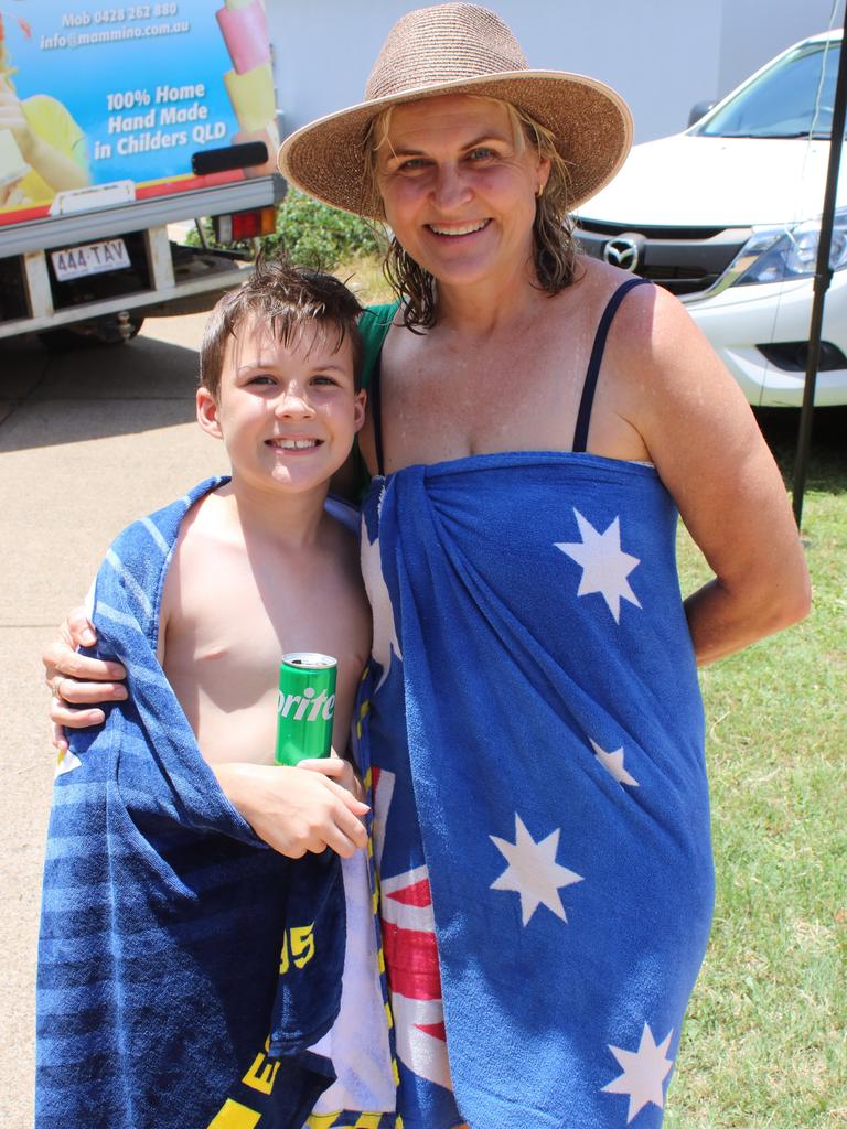 Tracy and Gabriel McPhee enjoyed the Bundaberg Great Australian Bites festival on Australia Day 2024.