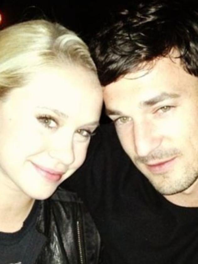 Glee star Becca Tobin with ex-boyfriend Matt Bendik who died in 2014. Picture: Instagram