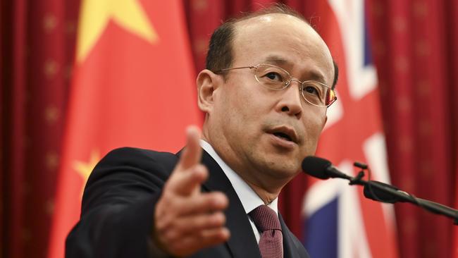 Chinese Ambassador Xiao Qian on Wednesday reminded Australia there was ‘no room at all’ for compromise or flexibility on Taiwan. Picture: NCA NewsWire / Martin Ollman