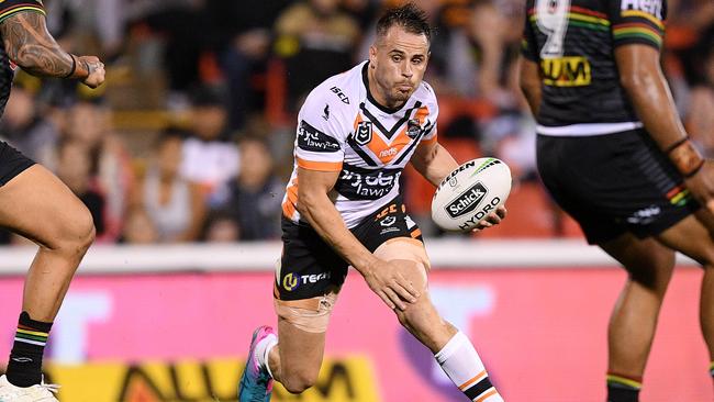 Josh Reynolds starred on his return to the top grade. (AAP Image/Dan Himbrechts) 