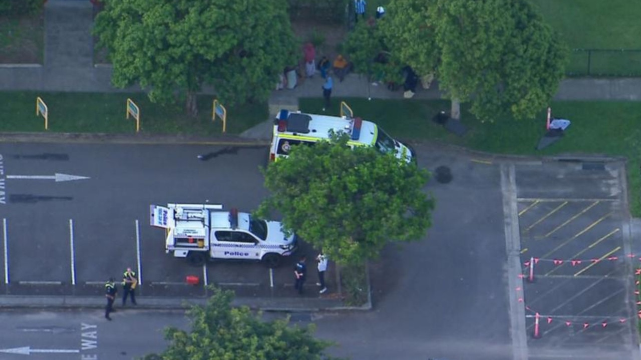 A toddler has been hit and killed by a car in a shocking incident in Brisbane. Picture: 7 News