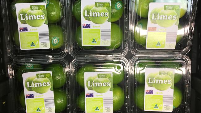 In Aldi you could only by limes in plastic boxes.