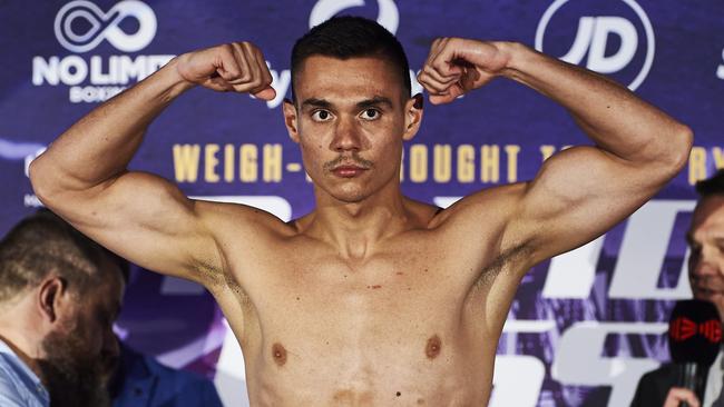 Tim Tszyu is No.2 in the WBO super-welterweight rankings. Picture: Getty Images