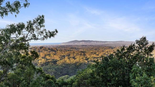 The view stretches all the way to the coastline, offering a stunning view away from everything.