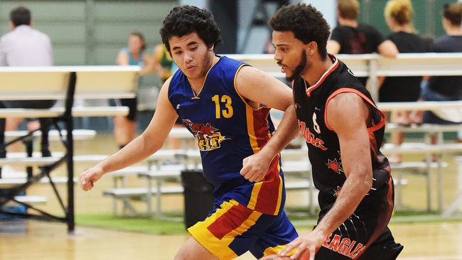 Tracy Village Jets Dante Ah Sam contributed to his side’s big win over Ansett.. Picture; KERI MEGELUS