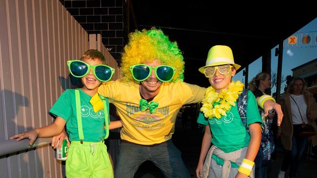 Fans ahead of the World Cup Matilda's v Sweden match at Suncorp Stadium. Photo - Stephen Archer