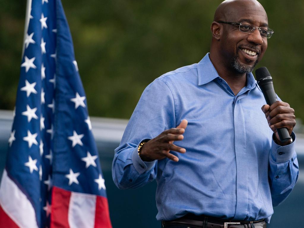 Democratic Senator-elect Reverend Raphael Warnock. Picture: AFP