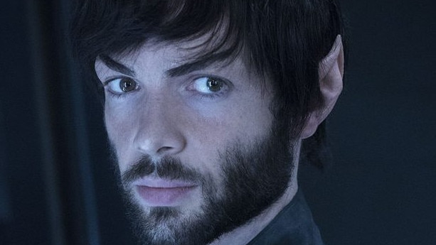 Ethan Peck as Spock in Star Trek: Discovery.