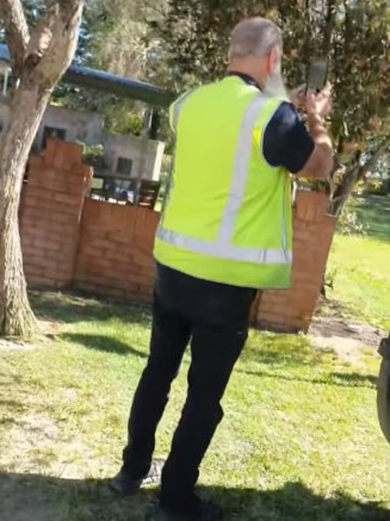 Council workers slapped him with a massive fine.