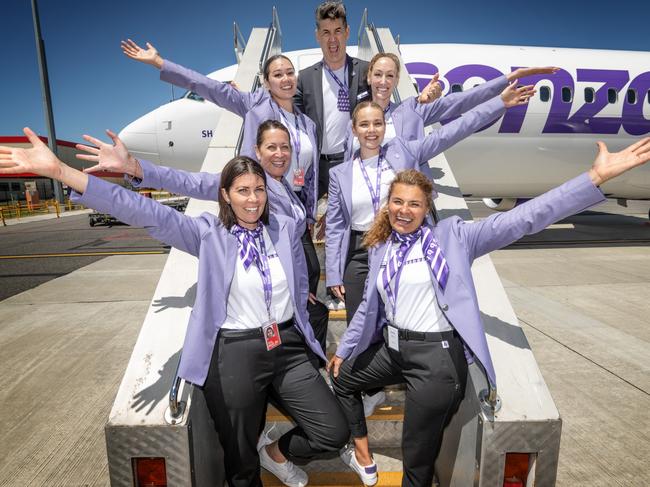 Bonza Airline will fly to 19 domestic destinations. Picture: Tony Gough