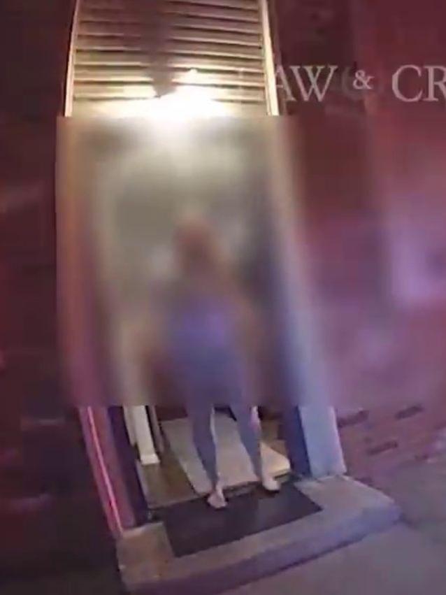 Her mother called out to her daughter from the doorway of their Tulsa home. Picture: YouTube / Law &amp; Crime Trial Network